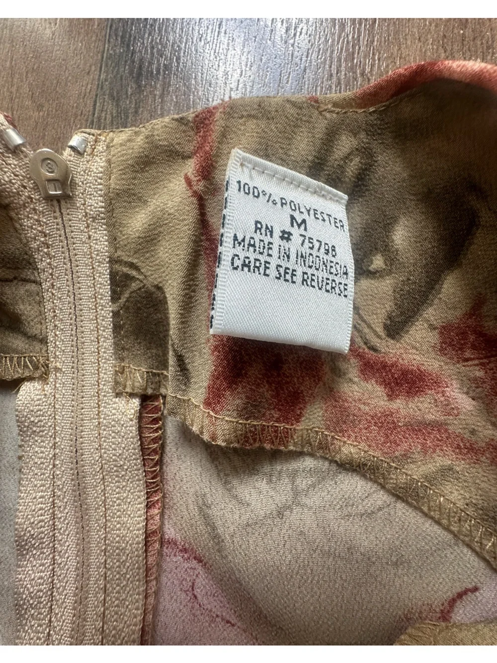 Women's Sleeveless Floral Stripe Matching Set in Pink and Beige